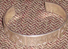 Click for a larger picture of the Punched Silver Bracelet