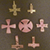 Click for a larger picture of the Pagan Hammers and Christian Crosses